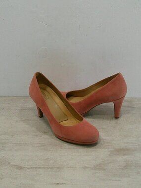 Naturalizer Michelle Dusty Pink Retro Pinup Style Pump Platform Heels Size 6.5